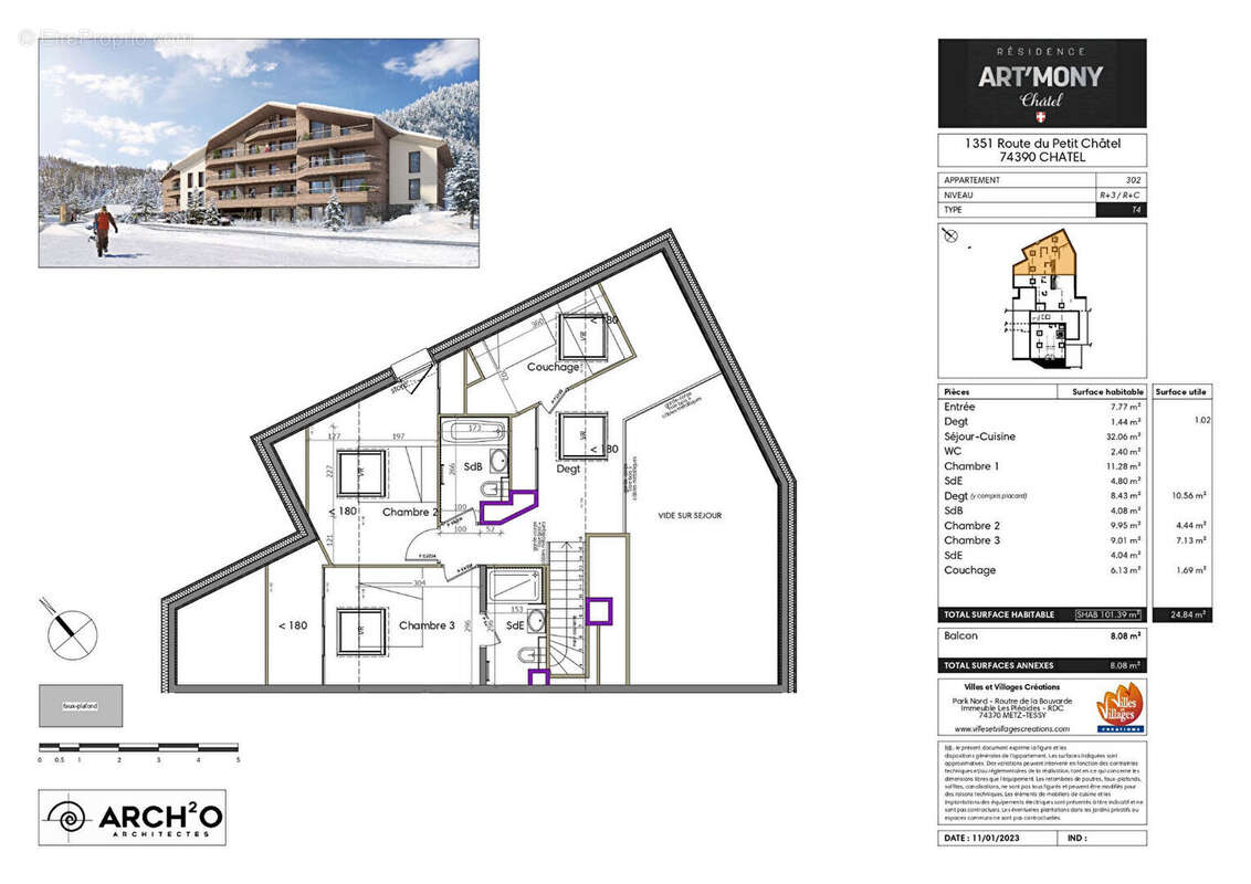 Appartement à CHATEL