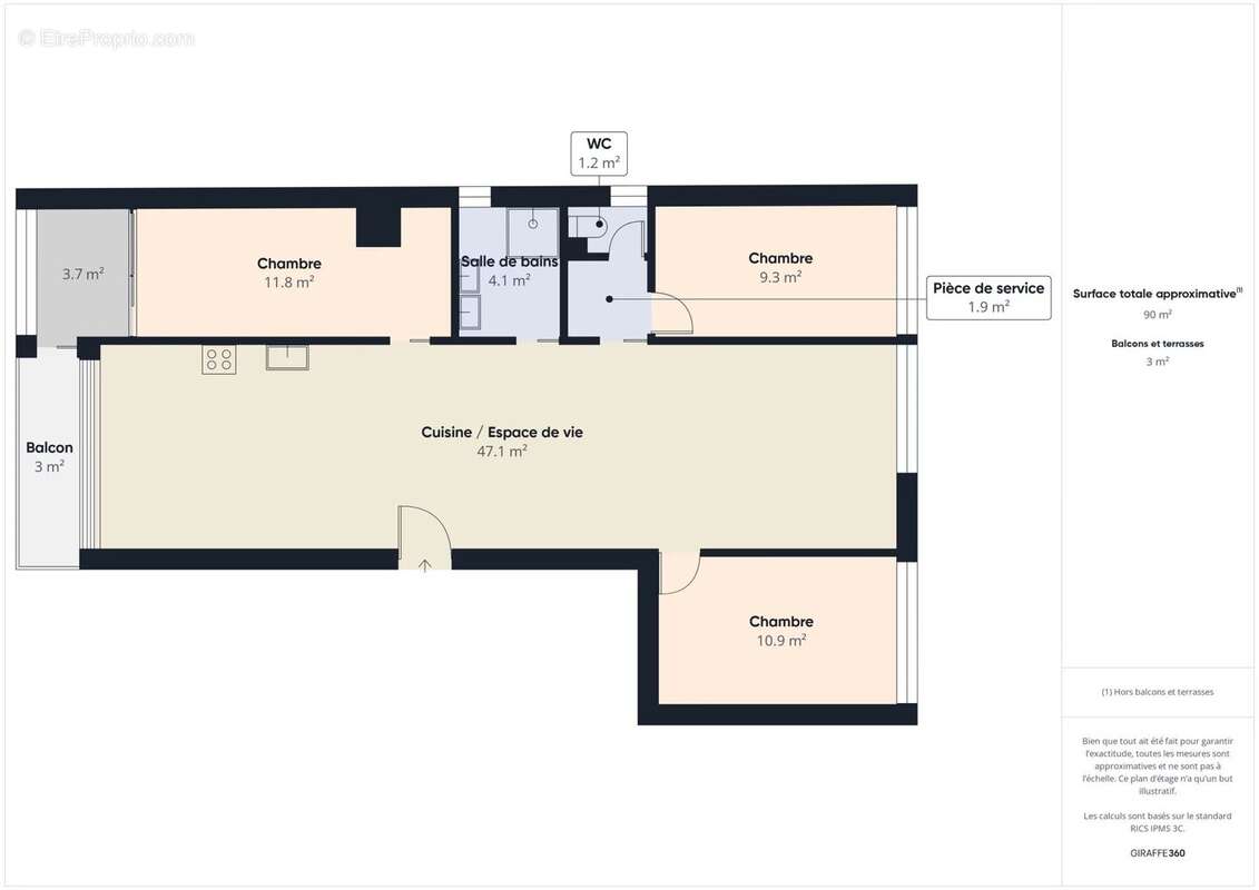 Appartement à SAINT-HERBLAIN