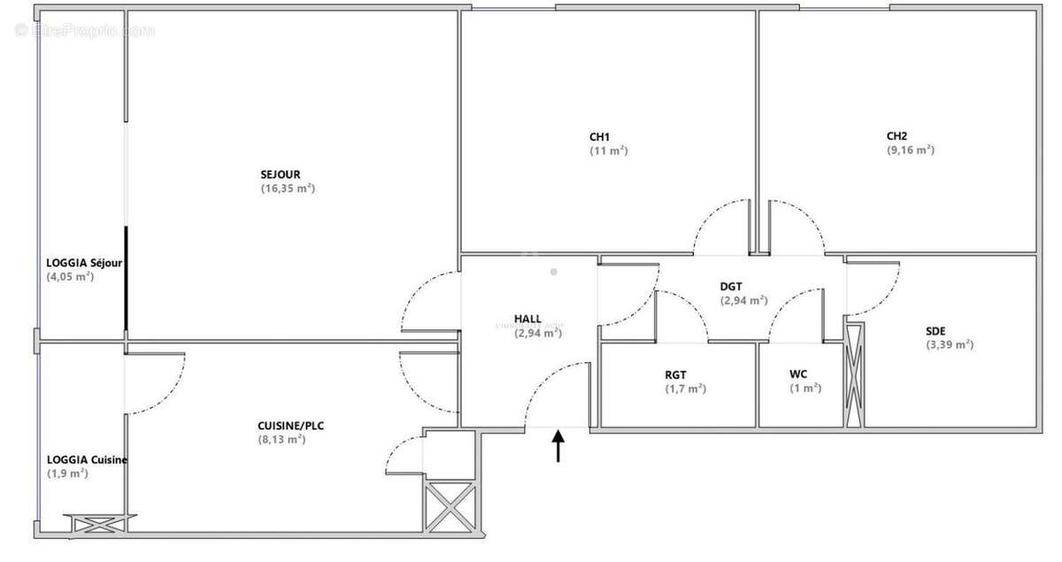 Appartement à MARSEILLE-12E