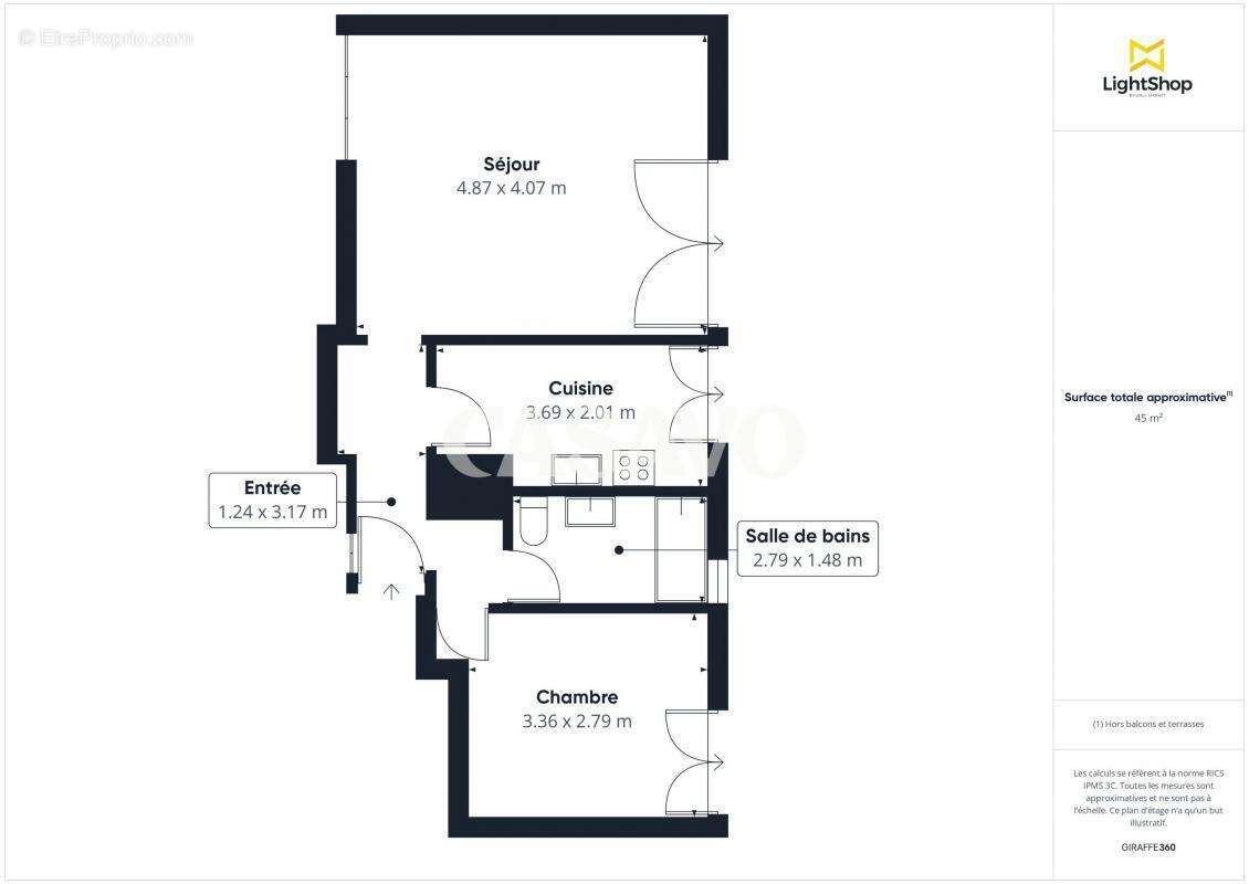 Appartement à IVRY-SUR-SEINE