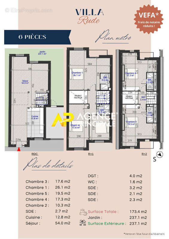 Sartrouville - Les Dix Arpents - Maison 7 pièces 173.50 m2 - photo 2