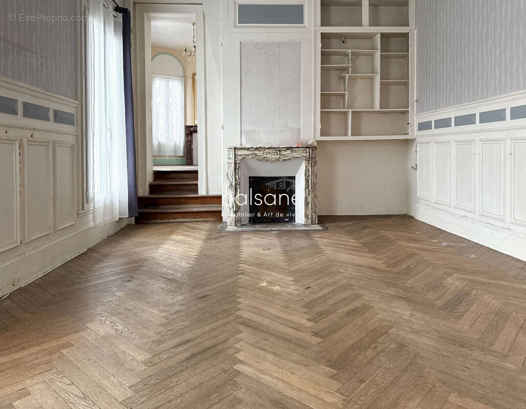 1er étage - Séjour Salon 34,30 m² - Maison à ELBEUF