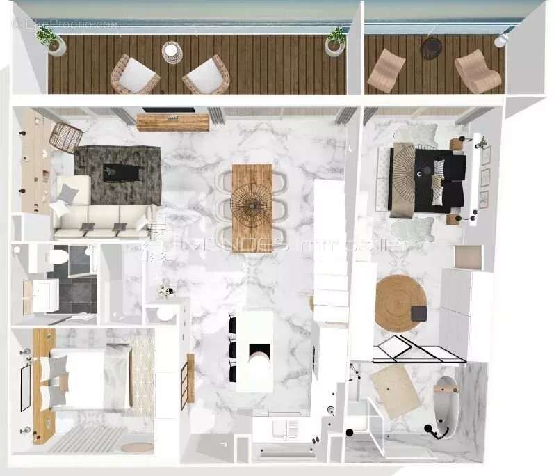 Appartement à CAP-D'AIL