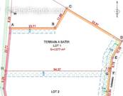 lot 1 plan bornage - Terrain à AMNE