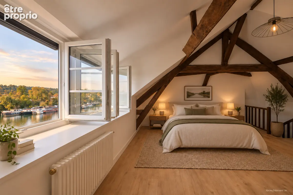 A 13 mn de fontainebleau maison +  logement indépendant en bord de seine sur un terrain de 930 m2. - photo 10