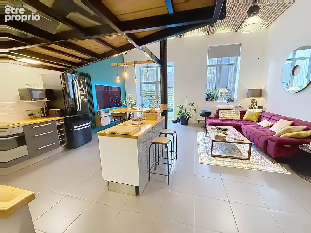 Loft d'exception avec jardin_cachet industriel - photo 4