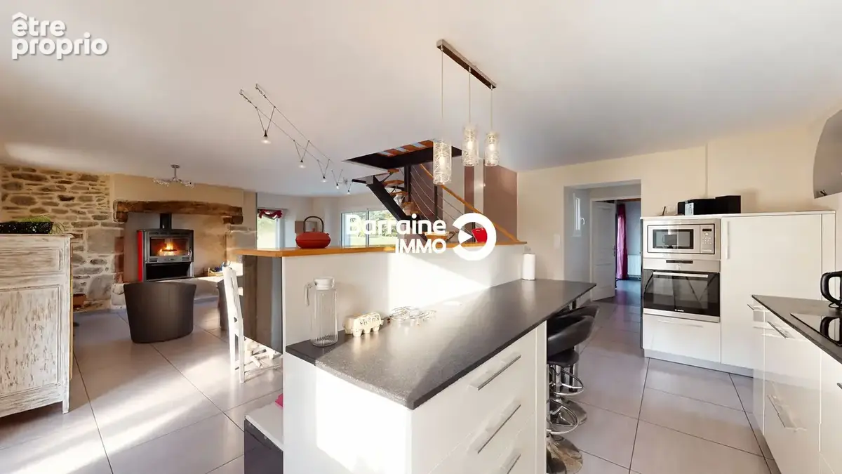 BARRAINE IMMO : Ensemble immobilier de charme - Maisons en pierre rénovées en 2015 - Hangar - 8500m²  de terrain - Réf : PZ00401 - photo 6