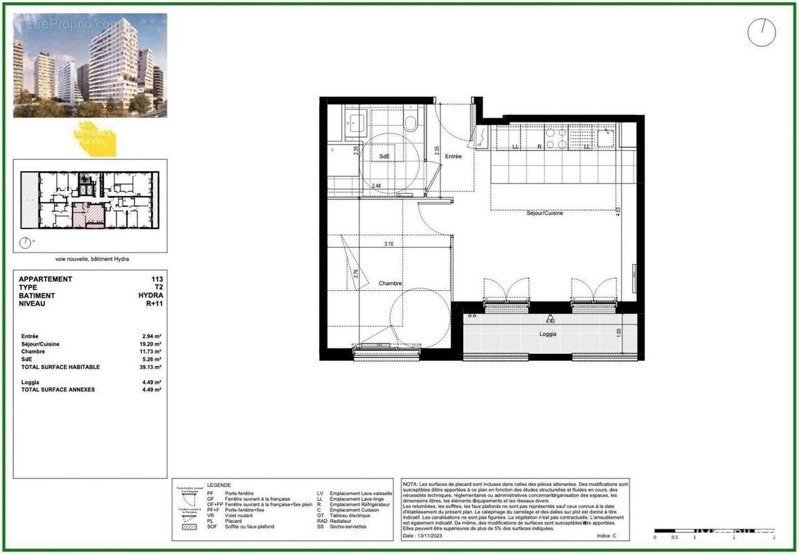 Appartement 39 m² à Saint-Denis  - photo 8