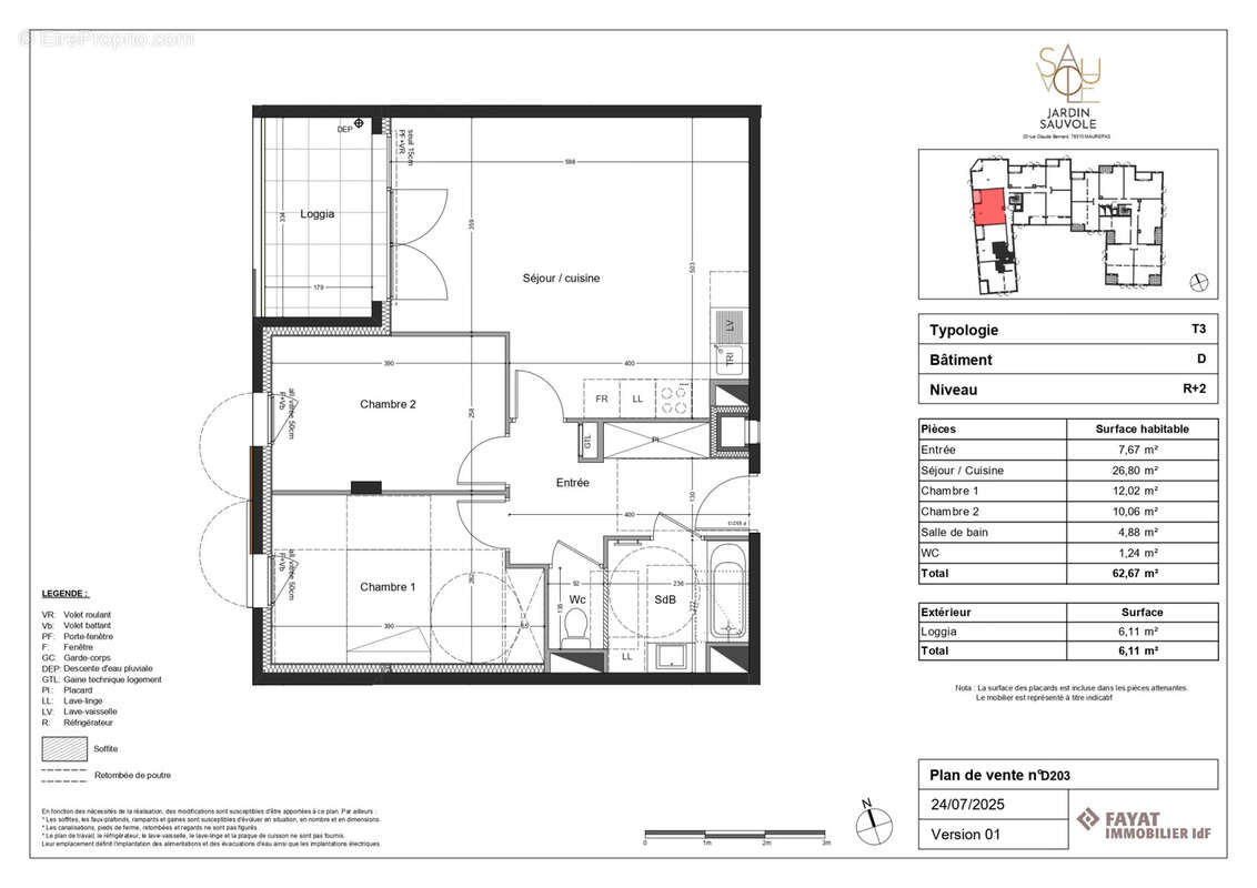 Appartement à MAUREPAS