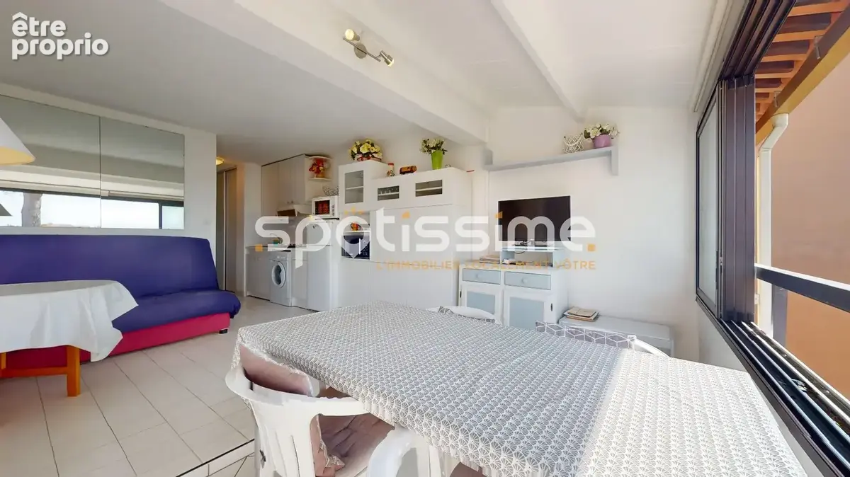 CAP D'AGDE, Mont Saint Martin - T2 avec parking dans résidence avec piscine - photo 3