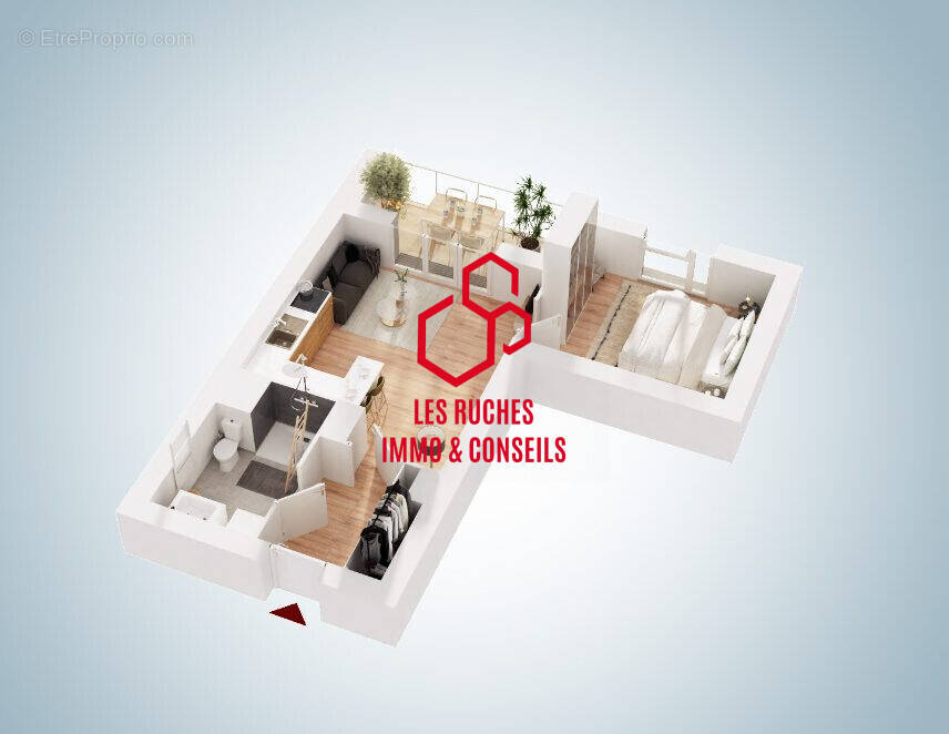Appartement à MAGNY-LE-HONGRE