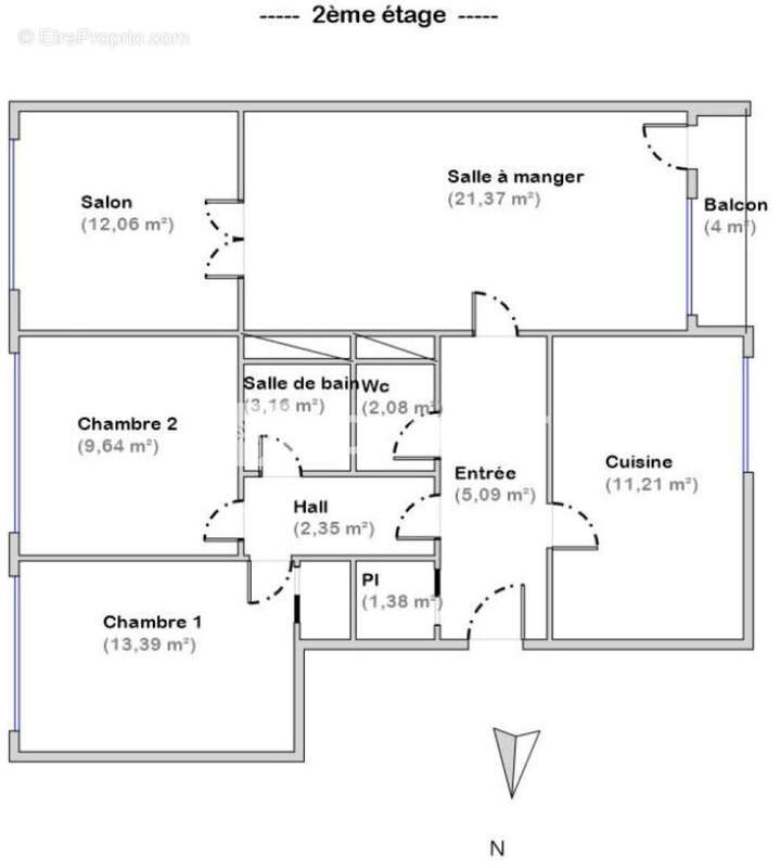 Appartement à RILLIEUX-LA-PAPE