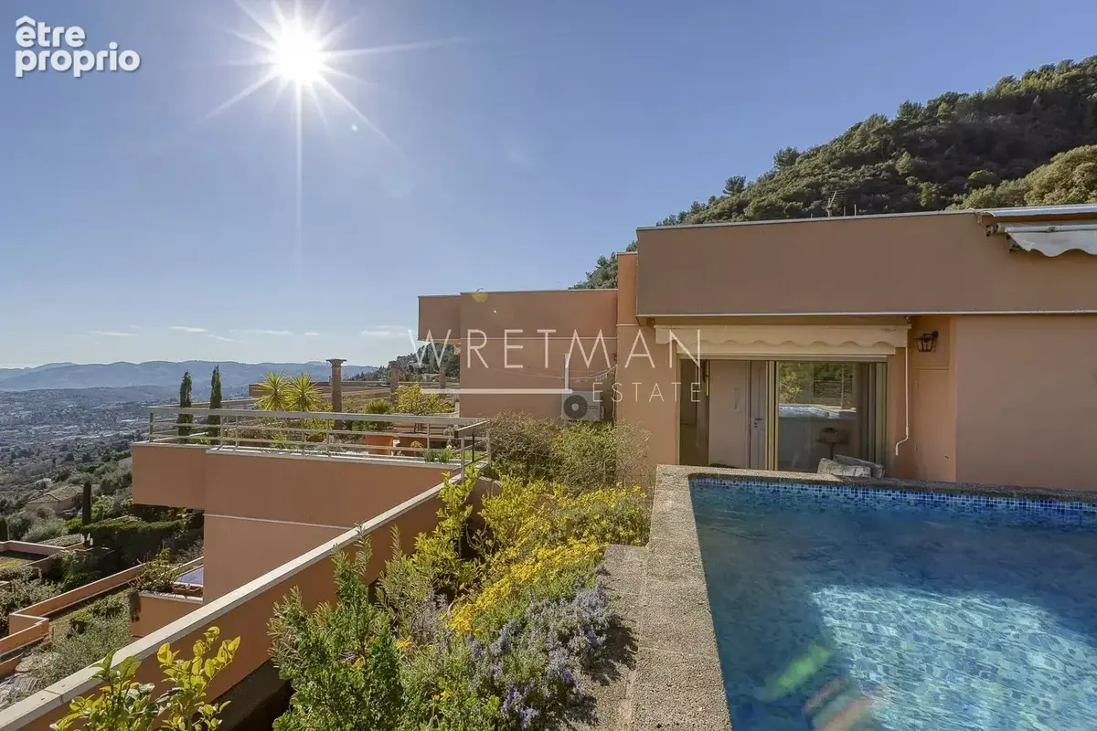 Penthouse avec vue panoramique, piscine privee - Grasse Magagnosc - photo 2
