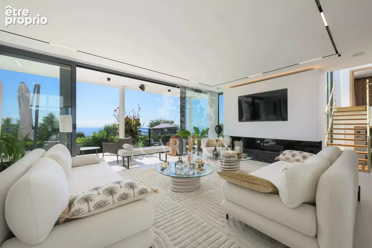 Èze – Villa contemporaine avec vue mer panoramique et terrain plat - photo 5