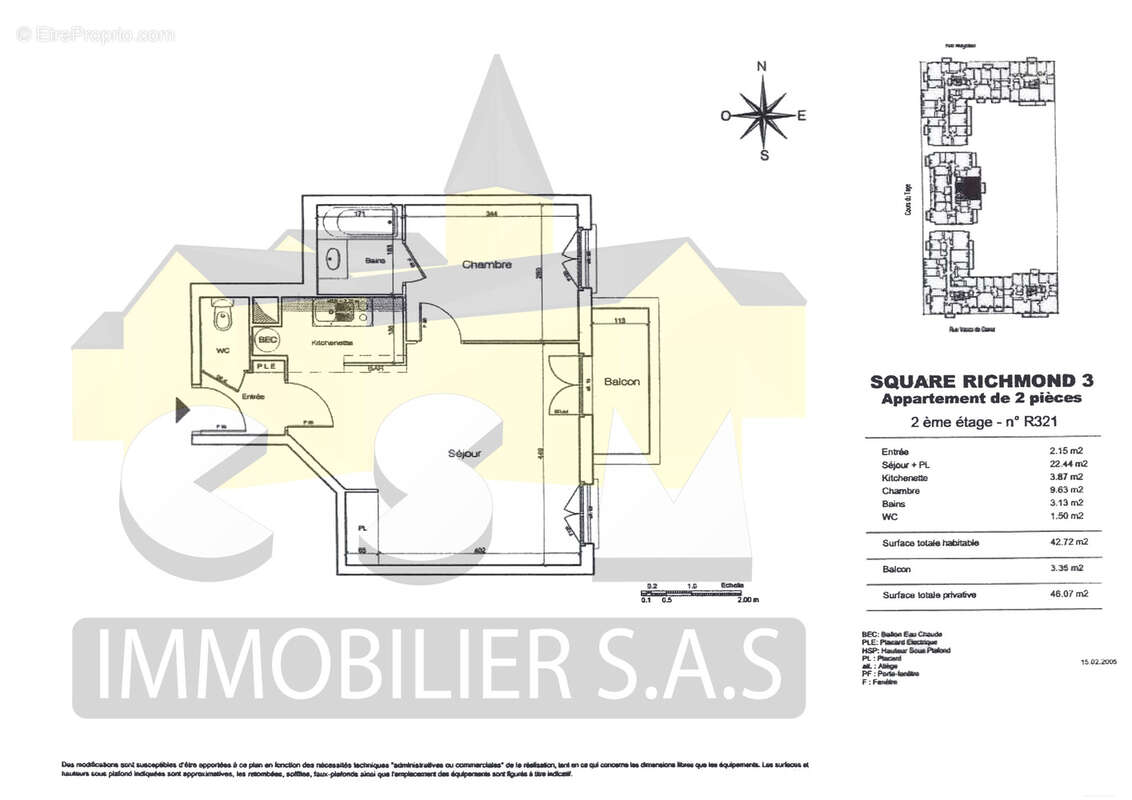 Appartement à SERRIS