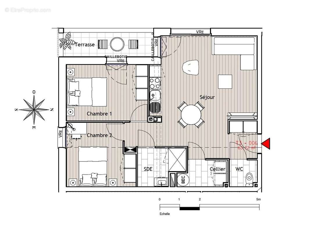 Appartement à MONTBERT