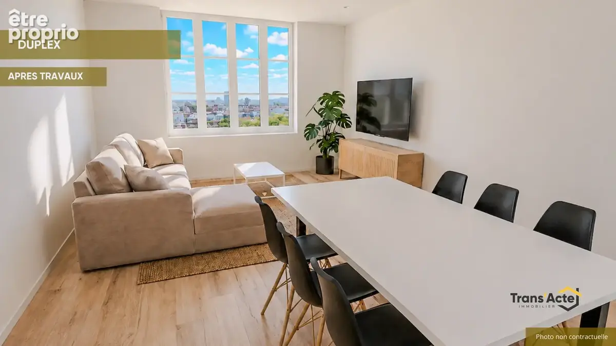 Arras centre   t3 duplex rénové   éligible denormandie - photo 3