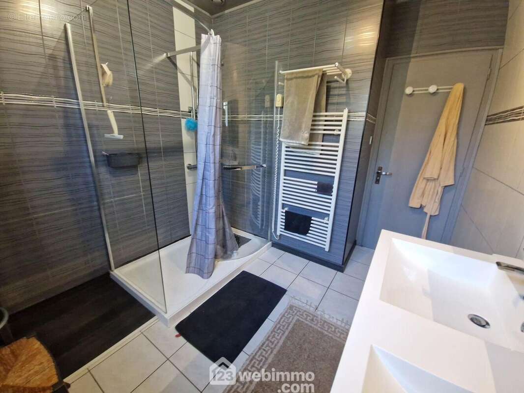 Salle d'eau du niveau principal - Maison à LA ROCHE-SUR-YON