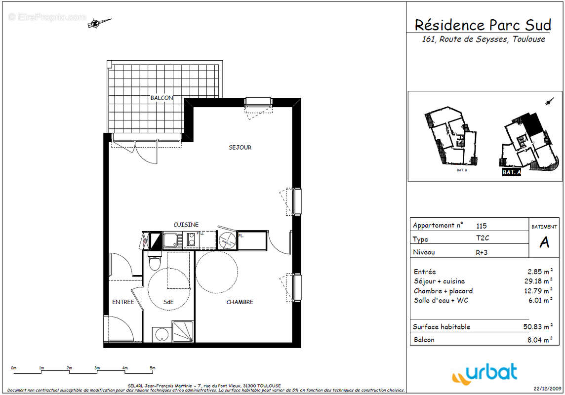 Appartement à TOULOUSE