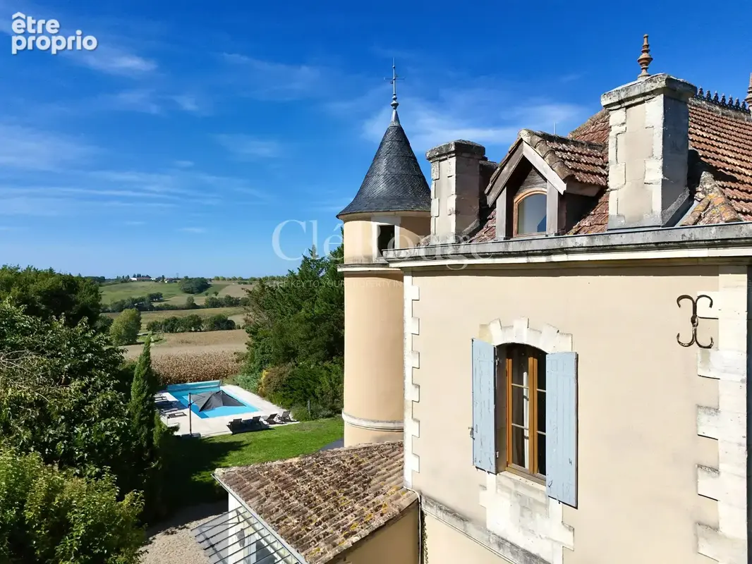 Entre Eymet et Marmande - Château à tourelles du XIXe entièrement restauré, piscine chauffée et 2,7 ha - photo 42