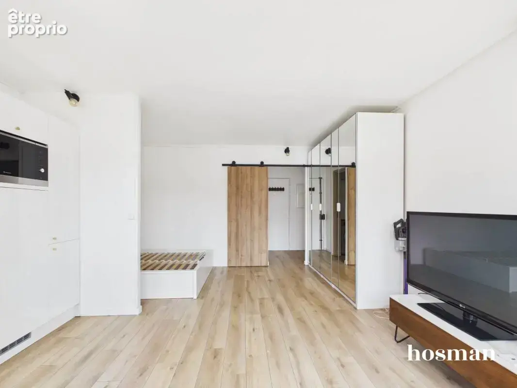 Coup de coeur - Studio de 29 m2 - Lumineux avec une vue dégagée - Rue Saint-Maur - Paris - photo 4