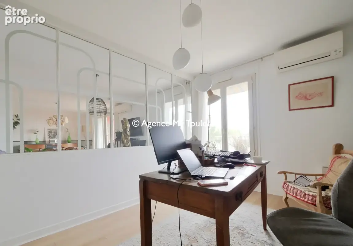 Toulouse, Déodat de Séverac, T4 de 95m2 familial traversant avec terrasse de 30m2 et garage - photo 6