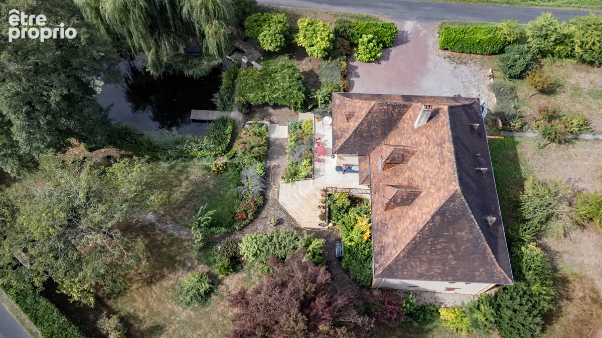Charmante Perigourdine, +/-200m2, 4 chambres, jardin  et etang sur 3145m2 - photo 17