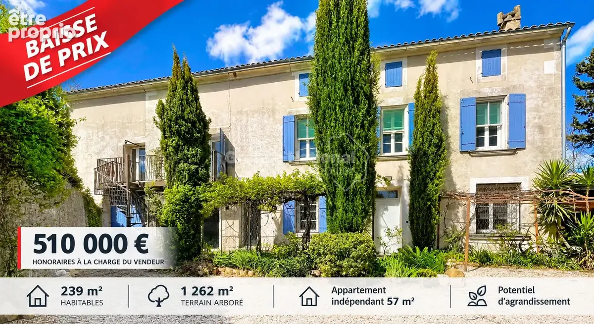 Mas de caractère de 239 m² avec appartement indépendant à Barbentane - photo 1