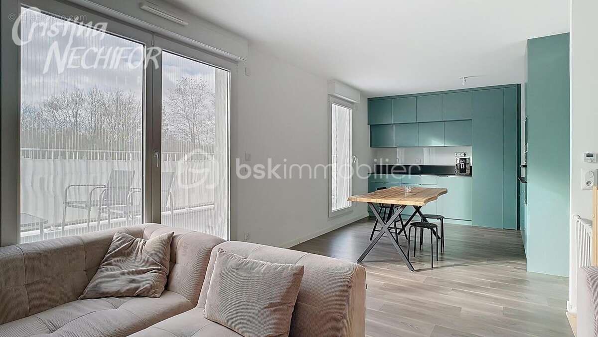 Superbe duplex t4 avec terrasse, dernier etage , 2 places de parking - montévrain ( 77144 ) - photo 2