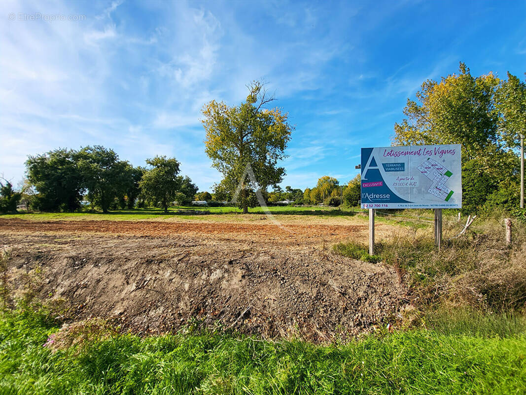 Terrain à NOTRE-DAME-DE-MONTS