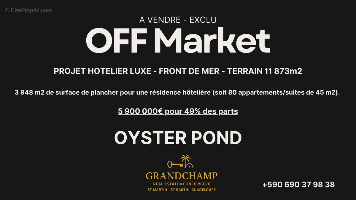 Terrain à SAINT-MARTIN