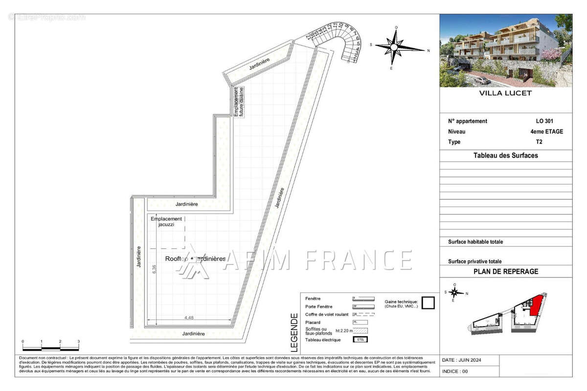 Appartement à BEAUSOLEIL