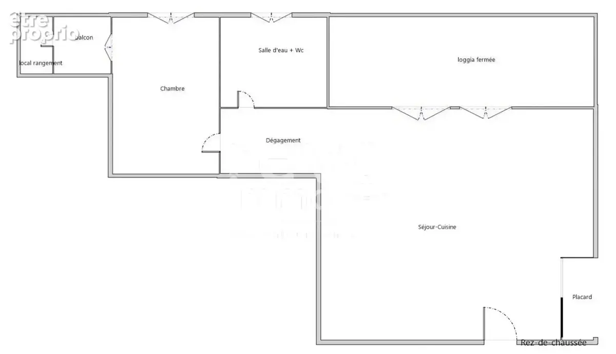 Appartement T2 de 41m2 avec loggia et balcon - photo 9