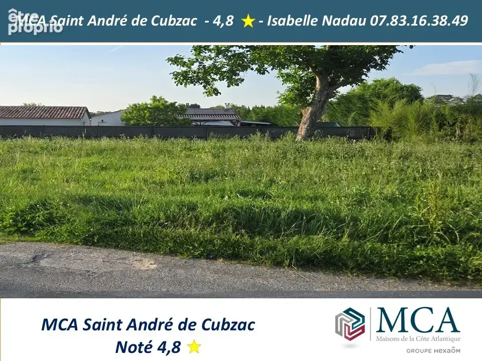 Terrain 587 m² à vendre à Peujard (33240) - photo 2