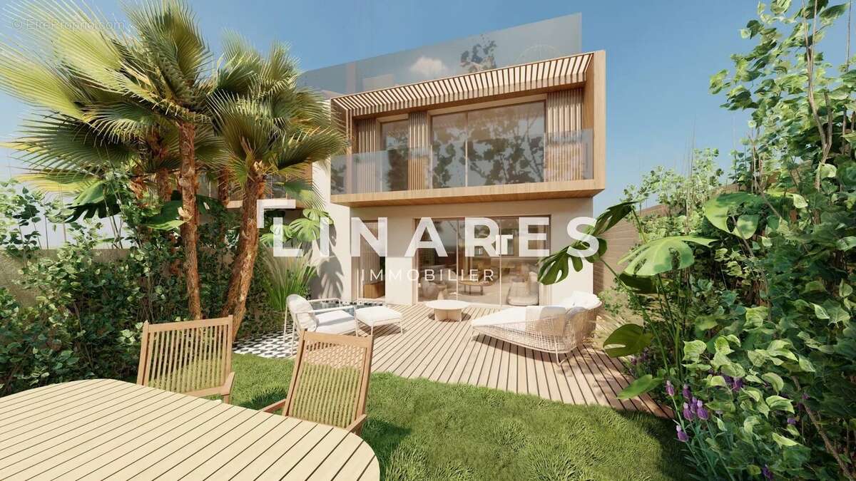 Terrain et projet l'esquisse - terrain de 100m2 - 13008 - photo 2