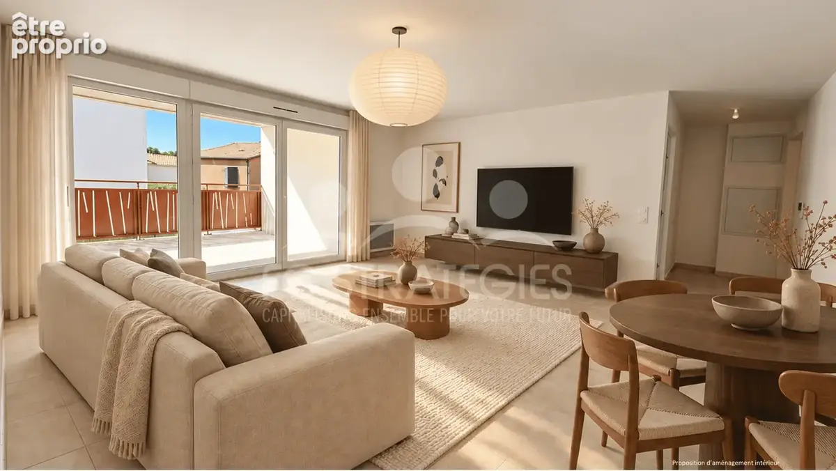 VENDARGUES - T4 neuf - terrasse - 2 parkings - photo 3
