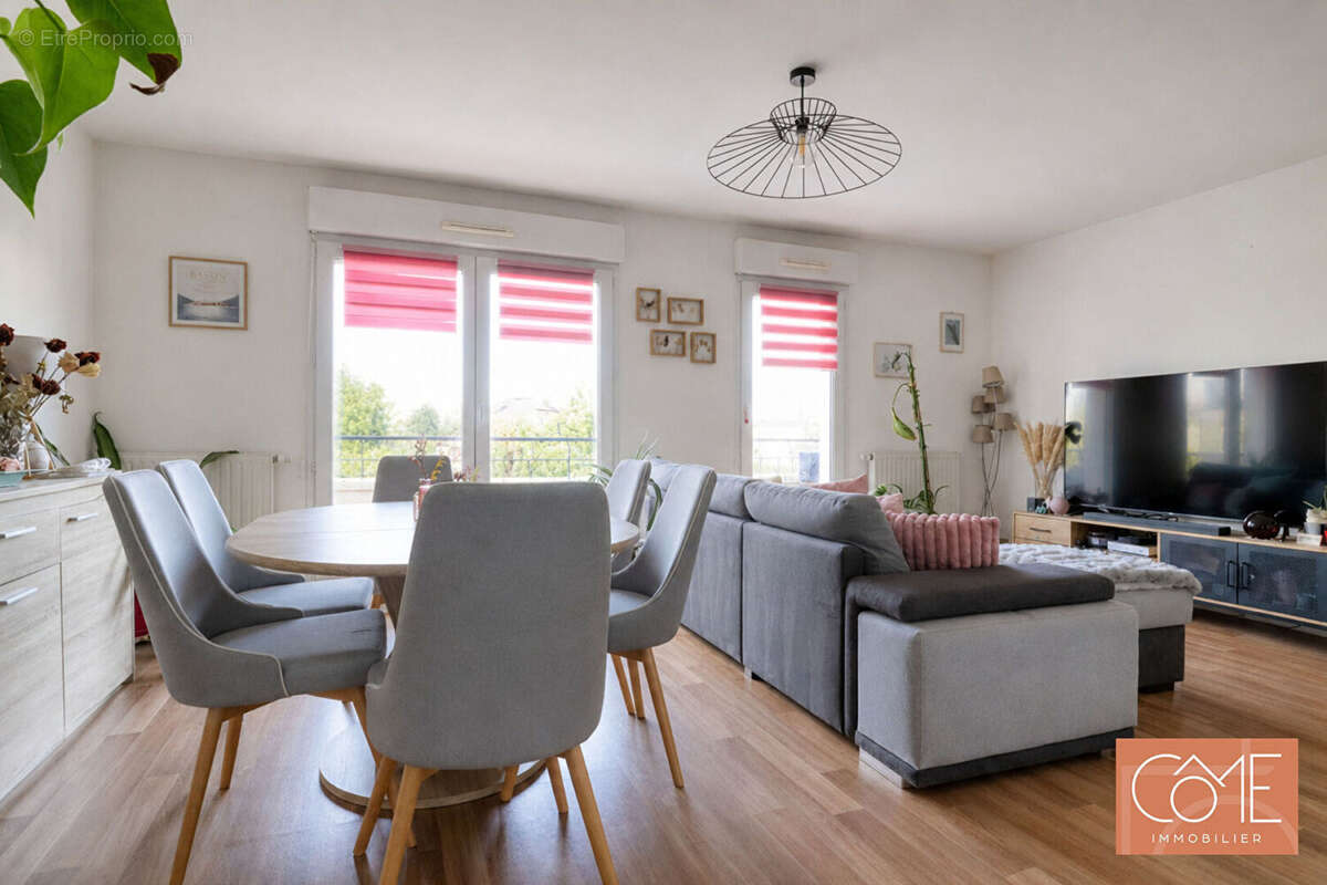 Exclusivite côme immobilier- a vendre -  35760 / 35700 saint gregoire - appartement t3 de 66 m² avec balcon terrasse - garage -  - photo 3