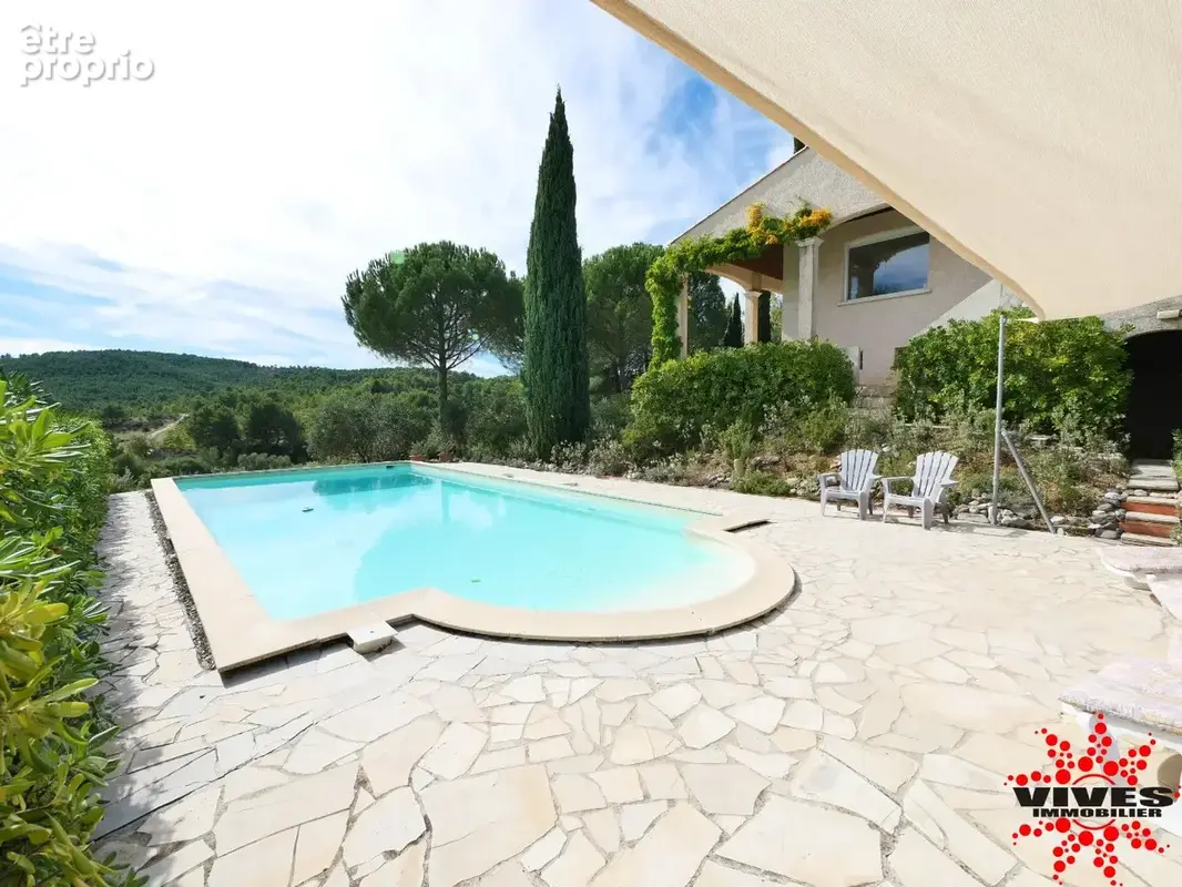 Villa de plain-pied avec piscine et vue exceptionnelle sur les collines du Minervois - photo 14