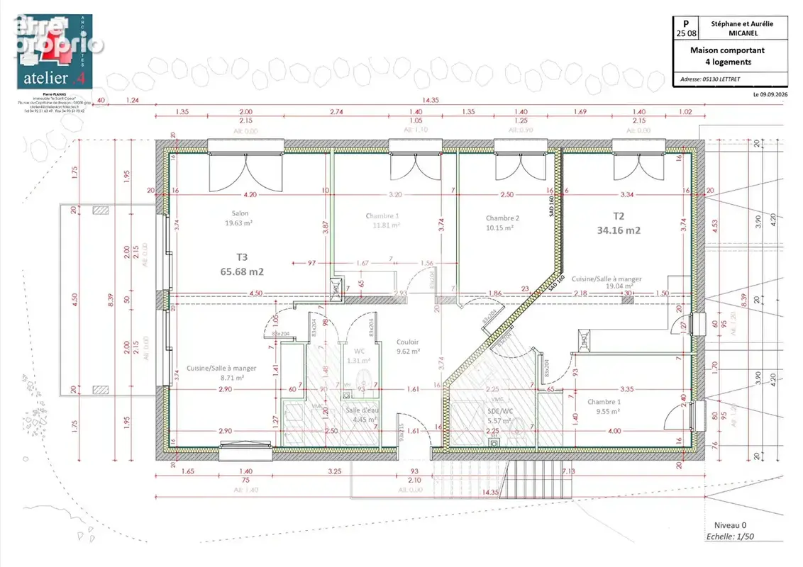 Appartement - Lettret - 2 pièce(s) 34.16 m² ! - photo 4