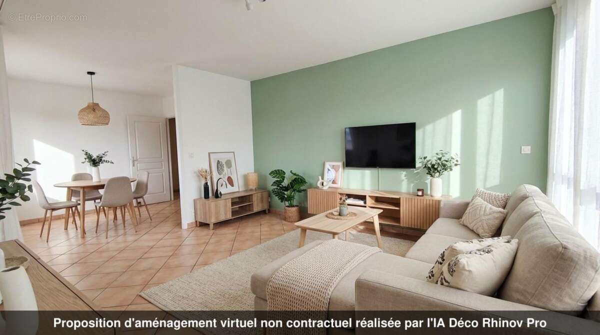 ROUEN RIVE GAUCHE – Appartement lumineux avec balcon, parking et ascenseur, résidence sécurisée Vue avec Panorama - photo 4