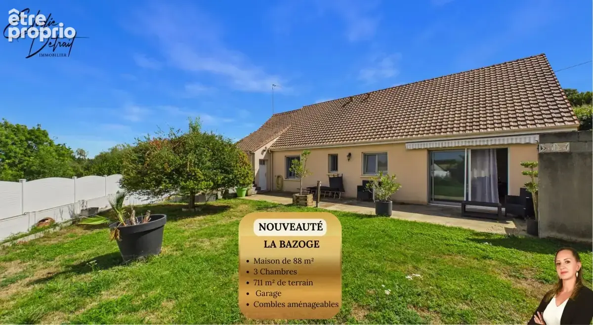 Maison 5 pièces 88 m² · à La Bazoge · 88 m² · 234 900 €