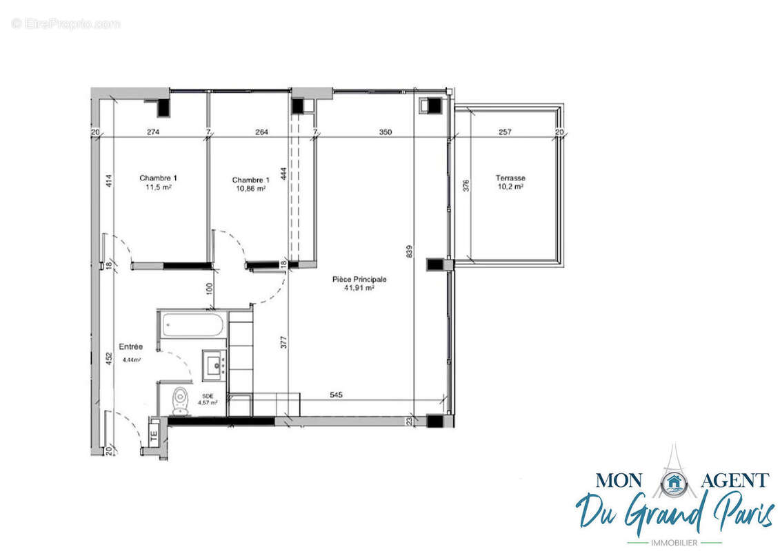 Appartement à TOUSSUS-LE-NOBLE