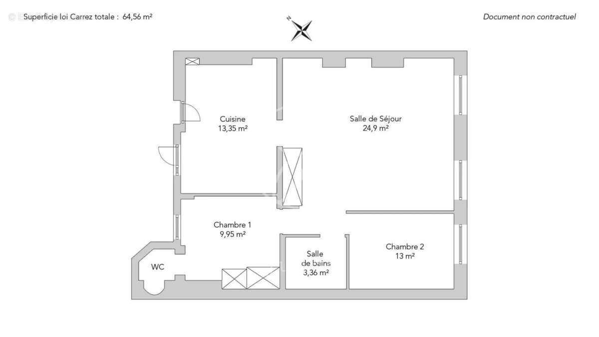 Appartement à PARIS-3E