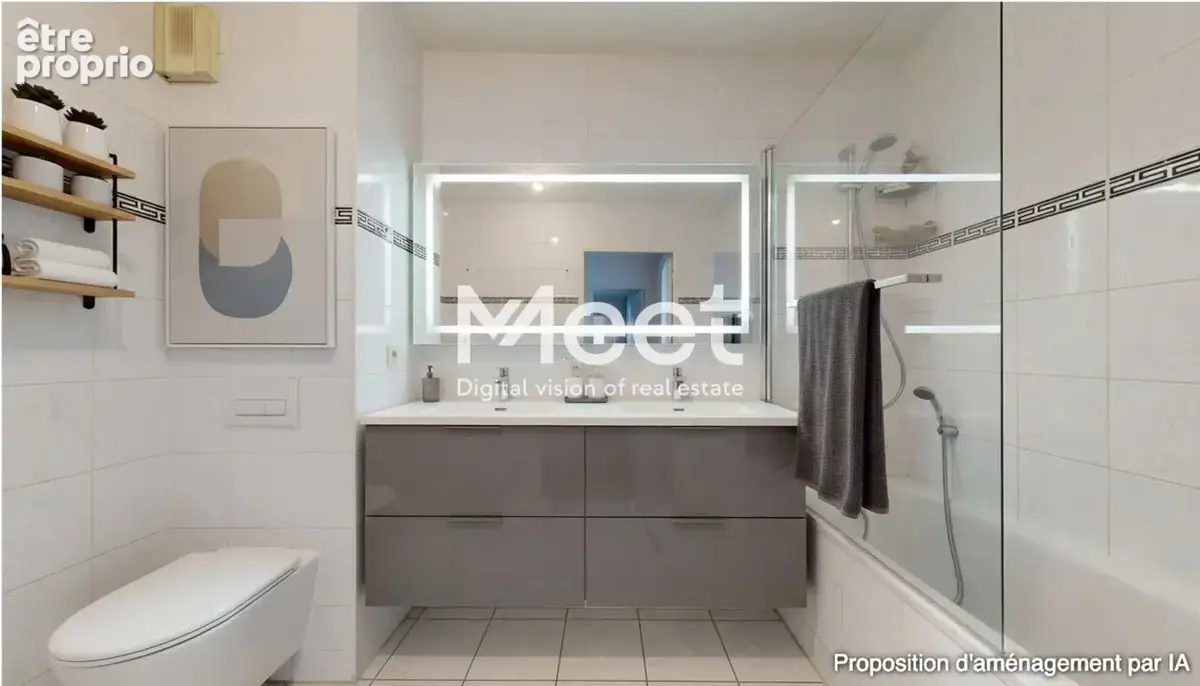 Appartement - immeuble recent - 5 pieces - coteaux-malassis - photo 28