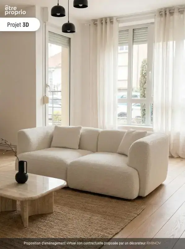 METZ – Quartier Ste Thérèse/ Nouvelle ville- Bel appartement F3/4  RDC  avec Balcon - photo 3