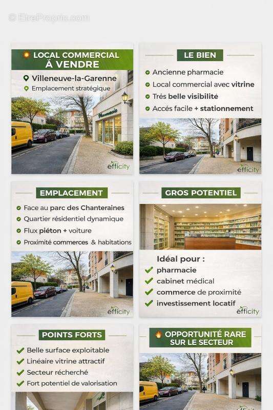 Commerce à VILLENEUVE-LA-GARENNE