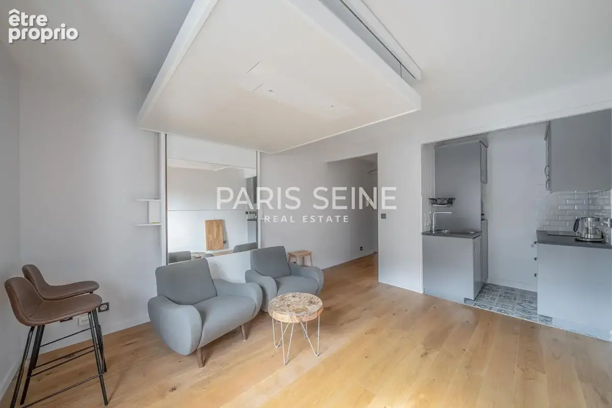 Paris seine - studio - standing  - rénové - photo 5