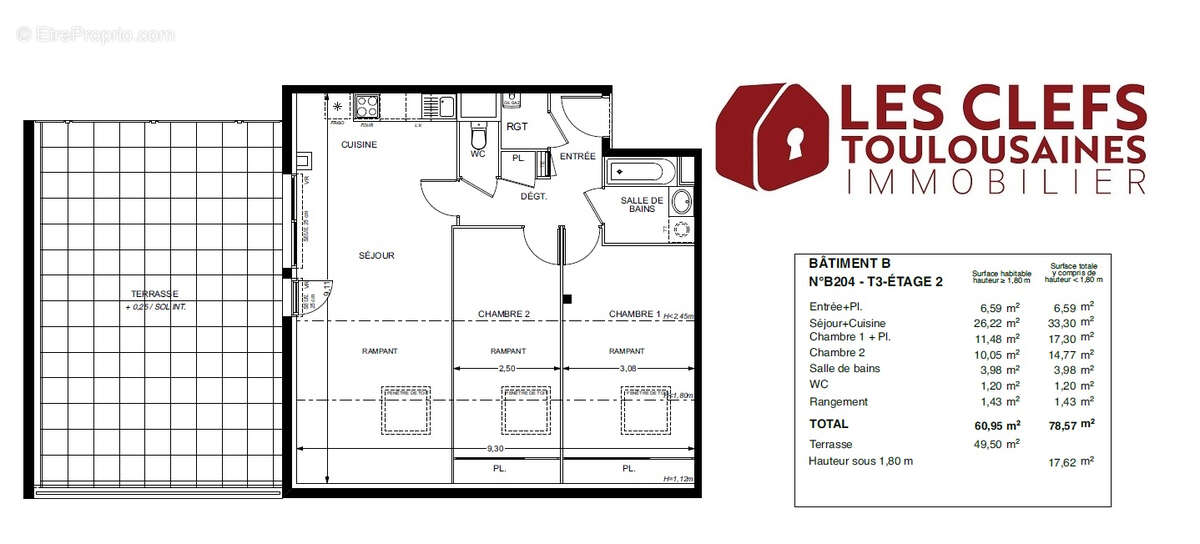 Appartement à PLAISANCE-DU-TOUCH