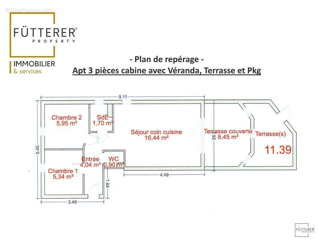 Appartement 3 pièces, avec terrasse, parking et vue mer - photo 15
