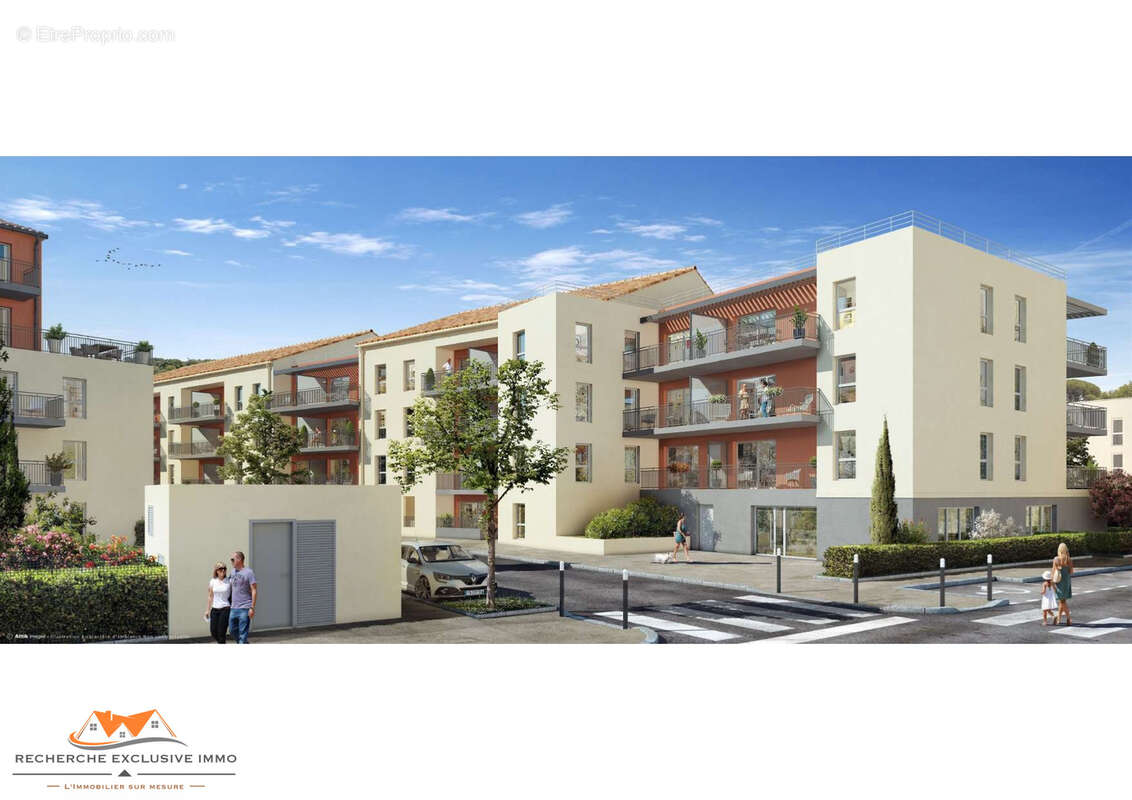 Proximité de Nice : T1 neuf, terrasse de 8m2 avec parking en sous-sol - photo 3